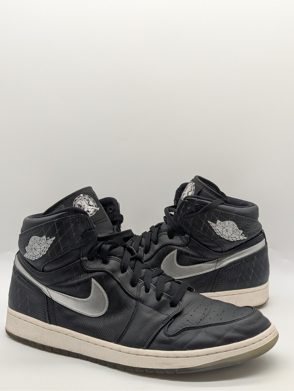 Jordan 1 Retro High All-Star Passport Mens Size 14 Black Silver 2015 850703-011